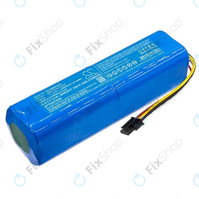 Batteria per Xiaomi Mi Robot Vacuum Mop-seriess, Dream-seriess, RobGoldck-seriess, BRR-2P4S-6800, Li-Ion, 6800mAh, 14.4V, HQ
