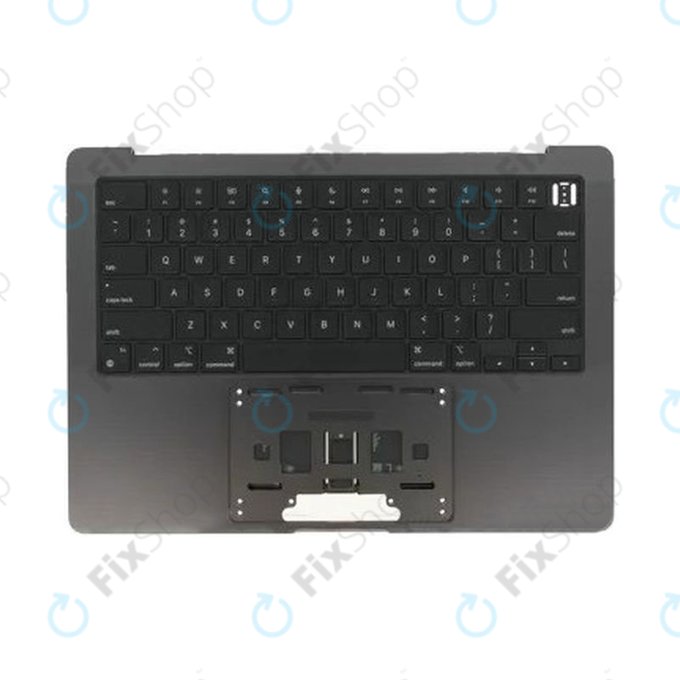Top case con tastiera US e batteria per MacBook Pro 14", A3185 (2024), Space Black, 661-50210, Genuine Apple