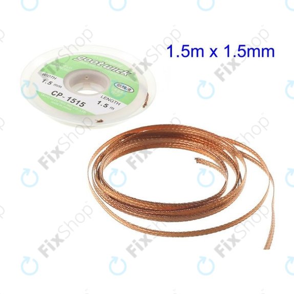 Treccia dissaldante convenzionale 1,5 mm, Goot CP-1515