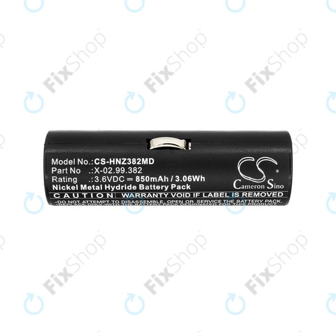 Batteria per Heine Beta Handles, Heine Ophthalmoscope Beta 200, X-02.99.382, BATT/110904-A1, Ni-MH, 850mAh, 3.6V, HQ