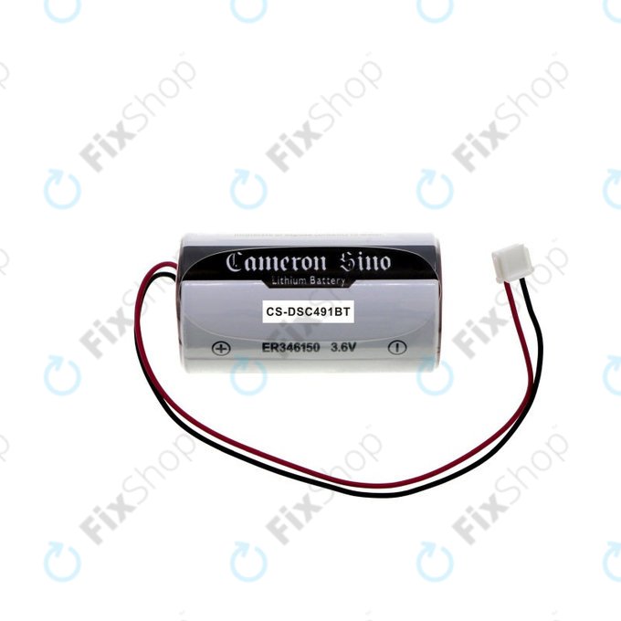 Batteria per DSC WT4911B, WT4911R Wireless Outdoor Siren, Li-MnO2, ER34615M-T1, 14500mAh, 3.6V, HQ