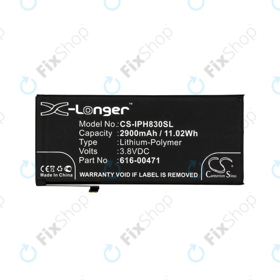 Batteria per iPhone XR, 616-00471, 616-00468, 2900mAh, HQ