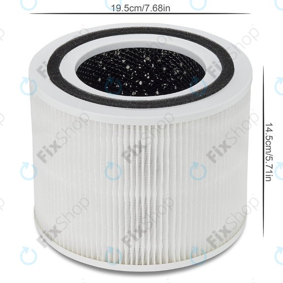 Filtro HEPA per Levoit Core 300, 300s, P350 (Activated carbon)