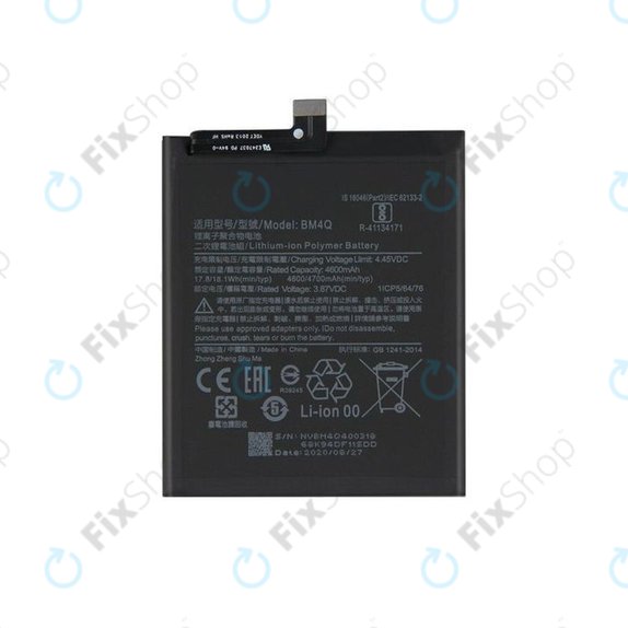Batteria per Xiaomi Pocophone F2 Pro, BM4Q, 4700mAh