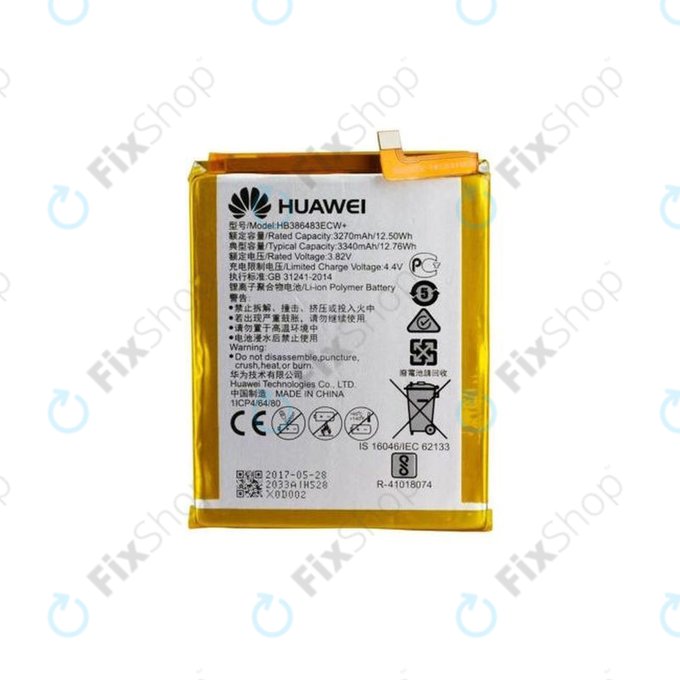 Batteria per Huawei Honor 6X (BLN-L21), HB386483ECW, 24022033, 3340mAh, Genuine Service Pack