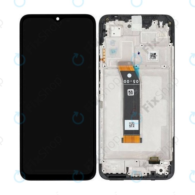 Schermo per Xiaomi Redmi 10 5G 22041219G 22041219NY, Vetro touch con cornice