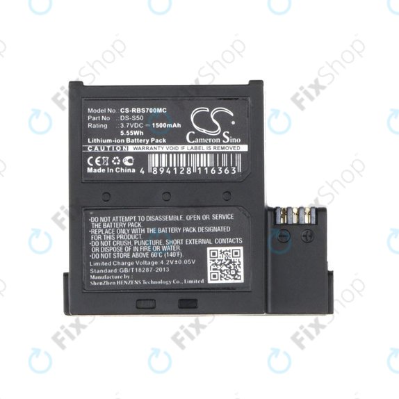 Batteria per AEE D33, magicae S50, S70, DS-S50, Li-Ion, 1500mAh, 3.7V, HQ