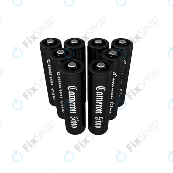 Batteria ricaricabile, CameronSino AA, 8pz, 2200mAh, Ni-MH, 1.2V, –, HQ