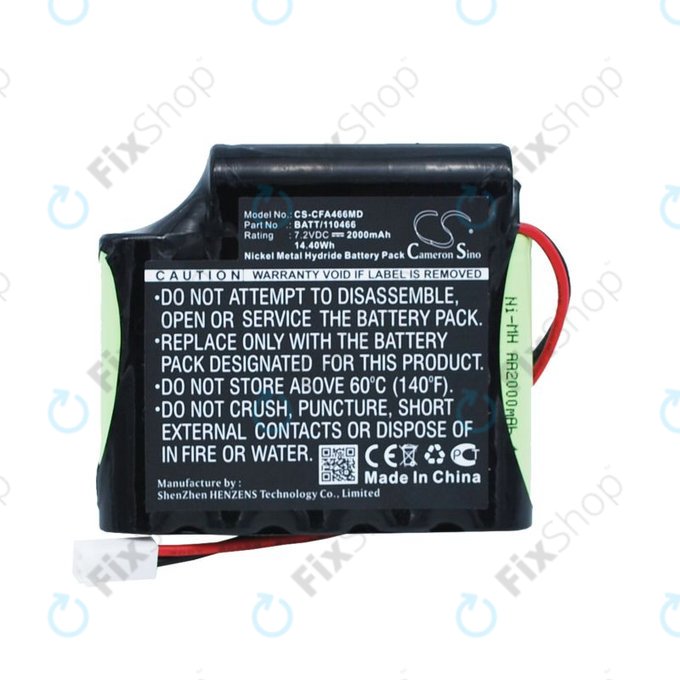 Batteria per Cefarm Rehab 4, Stimulator Globus Mystim, BATT/110466, Ni-MH, 2000mAh, 7.2V, HQ