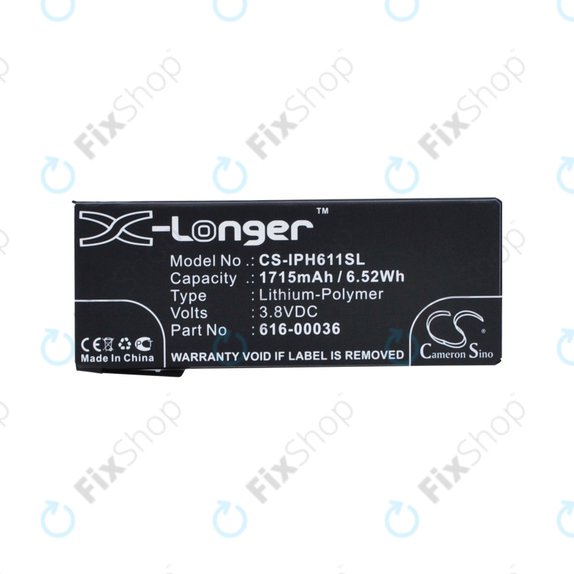 Batteria per iPhone 6S, 616-00036, 1715mAh, HQ