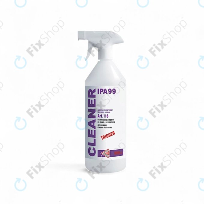 Alcool isopropilico 99%, 1000 ml, Trigger, Cleanser IPA