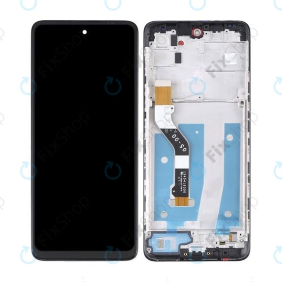 Schermo per Motorola Moto G60s XT2133, Black, Vetro touch con cornice