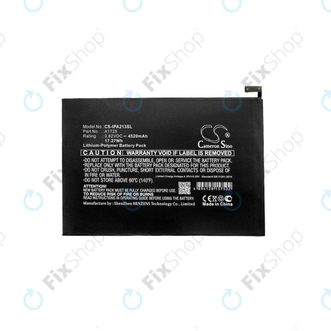 Batteria A1725 per Apple iPad Mini 5, 4520mAh, HQ