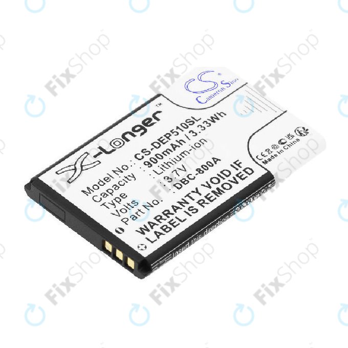 Batteria per Doro 1360, DBC-800A, Li-Ion, 3.7V, 900mAh, HQ