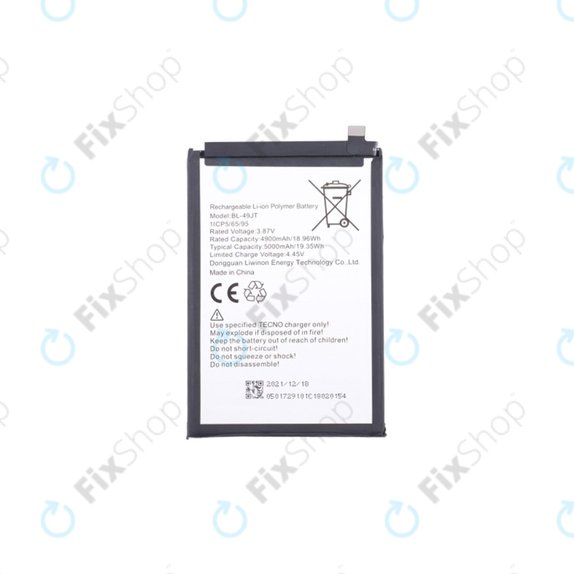 Batteria per Tecno Spark 20, 5000mAh