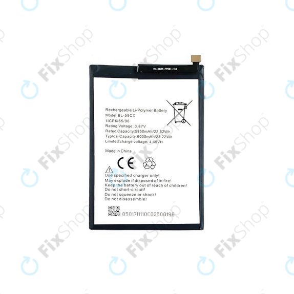 Batteria per Infinix Hot 10i, BL-58CX, 6000mAh