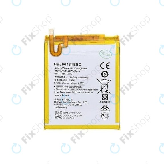 Batteria per Huawei G8, Y6 II, Honor 5X, HB396481EBC, 3100mAh