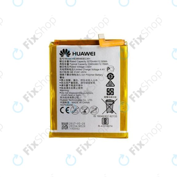 Batteria per Huawei Honor 6X (BLN-L21), HB386483ECW, 24022033, 3340mAh, Genuine Service Pack