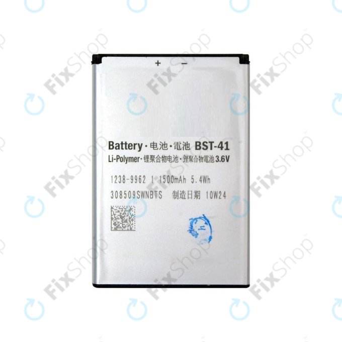 Batteria per Sony Xperia X10, Xperia 1, Xperia x2, Xperia Play, BST-41, 1500mAh
