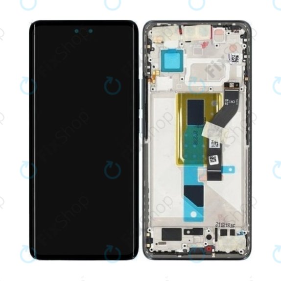 Schermo per Xiaomi 13 Lite, Black, Vetro touch con cornice, 5600030L9S00, Genuine Service Pack