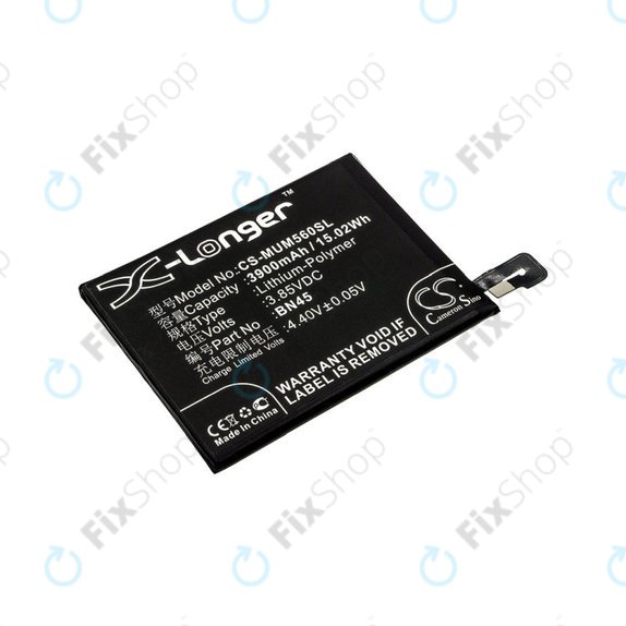 Batteria per Xiaomi Redmi Note 5, Redmi Note 5 Pro, 3900mAh, Li-Pol, 3.85 V, BN45, HQ