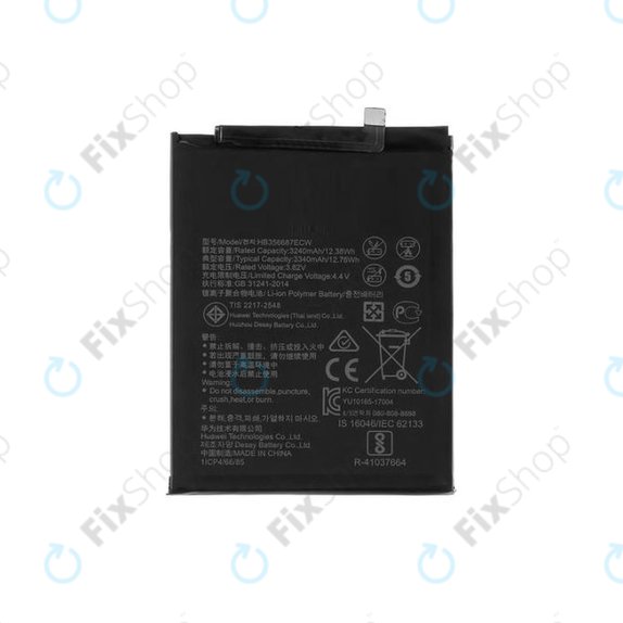 Batteria per Huawei Mate 10 Lite, Honor 7X, Nova 2 Plus, P Smart Plus (Nova 3i), P30 Lite, P30 Lite 2020, HB356687ECW, 3340mAh