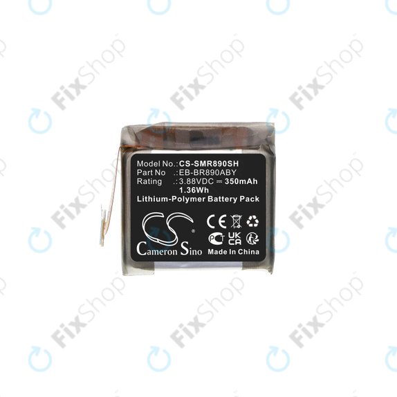 Batteria per Samsung Galaxy Watch4 Classic 46 mm, 350mAh, Li-Pol, 3.88V, EB-BR890ABY, HQ, 350mAh, EB-BR890ABY