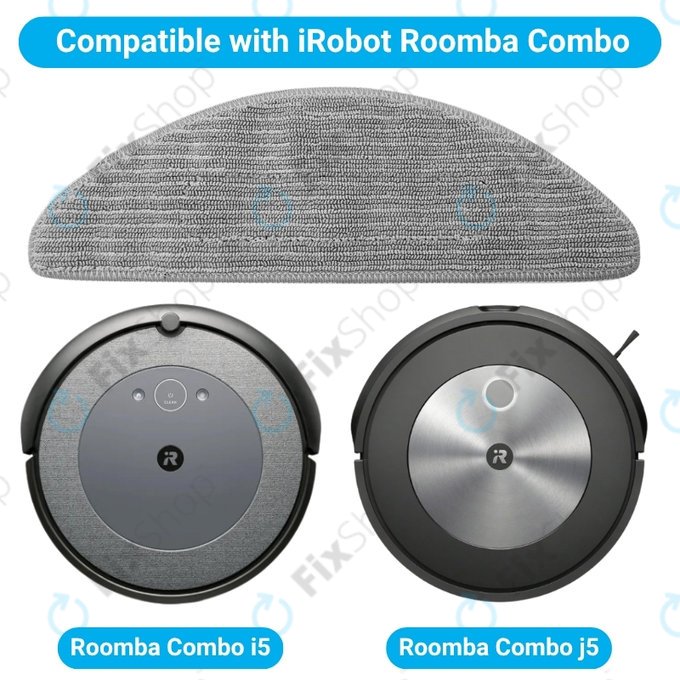 Panno lavapavimenti, 2 pz. per iRobot Roomba Combo i5, j5