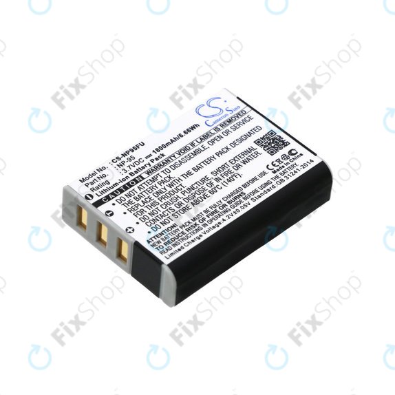 Batteria per Fujifilm FinePix F30, Ricoh GXR, DB-90, Li-Ion, 1800mAh, 3.7V, HQ