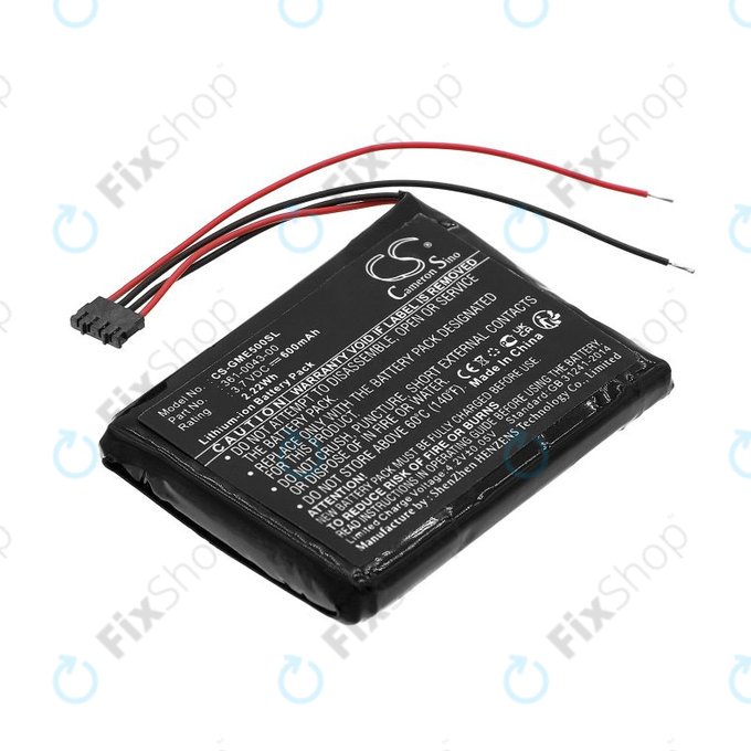 Batteria per Garmin Edge 500, 361-0043-00, Li-Ion, 600mAh, 3.7V, HQ