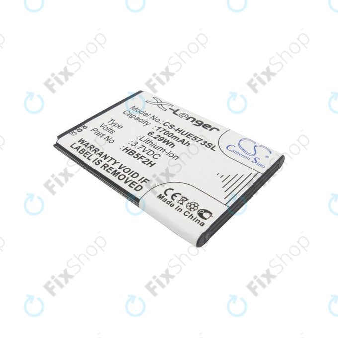 Batteria per Huawei E5330, HB5F2H, Li-Ion, 1700mAh, 3.7V, HQ