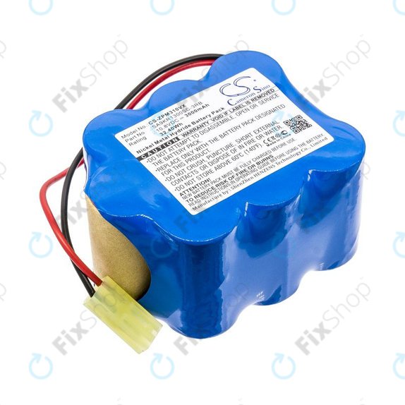 Batteria per Zepter LMG-310, 9P-130 SA9KR1300SC-3RB, Ni-MH, 3000mAh, 10.8V, HQ