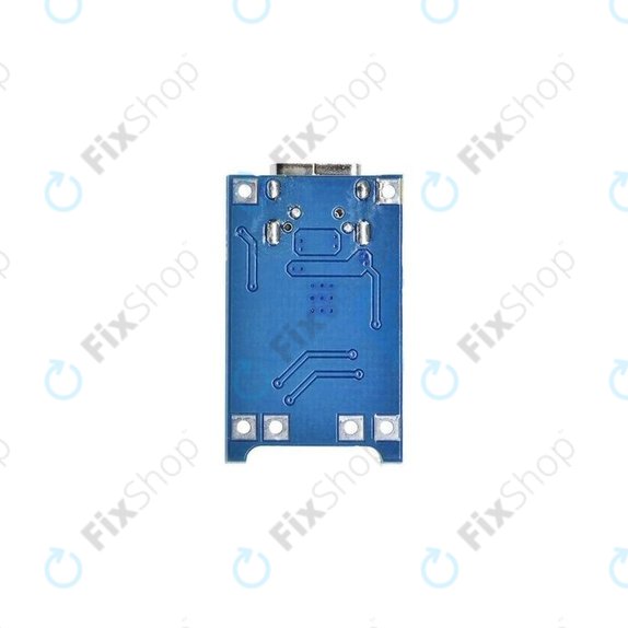 Modulo di ricarica TP4056 per batteria Li-ion 18650, USB-C, 1 A