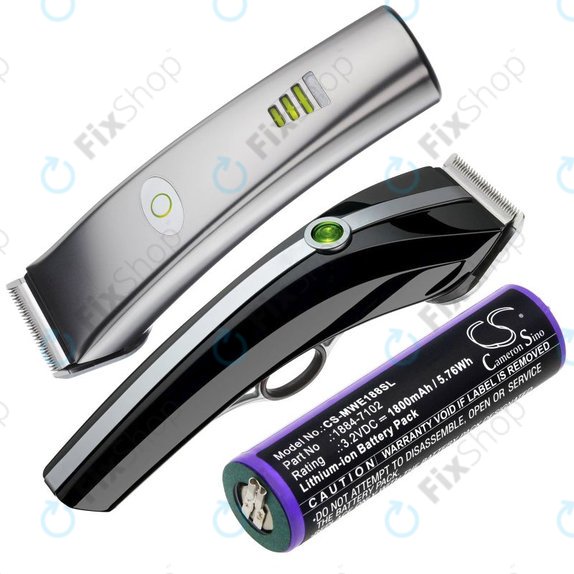 Batteria per Moser Ermila 1884, 1885, Wahl 1884 LI+PRO, Wahl Ermila 1884, 1885, LiFePO4, -, 1800mAh, 3.2V, HQ