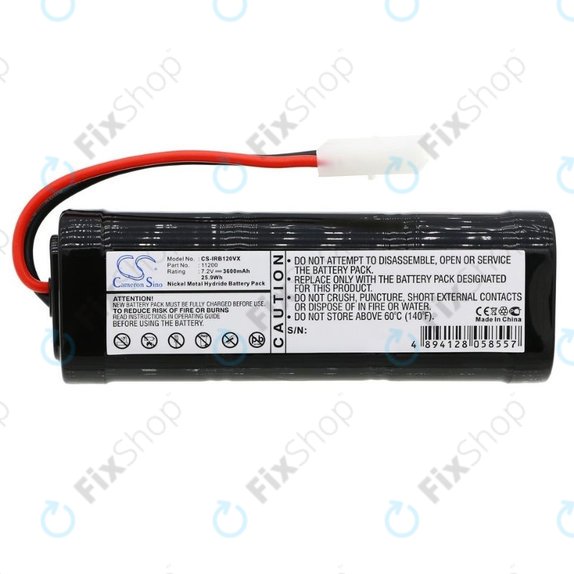 Batteria per iRobot Looj-seriess, 11200, Ni-MH, 3600mAh, 7.2V, HQ