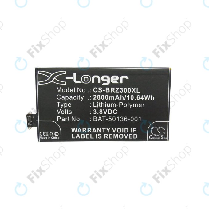 Batteria per Blackberry Z30, Leap, BAT-50136-001/002/003/101, 2880mAh, HQ