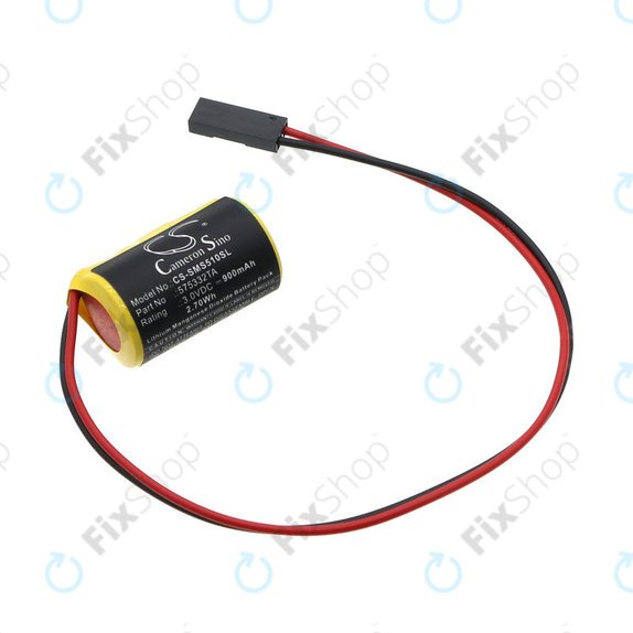 Batteria per Siemens Simatic S7-300, 400, Li-MnO2, 575332TA, 900mAh, 3V, HQ