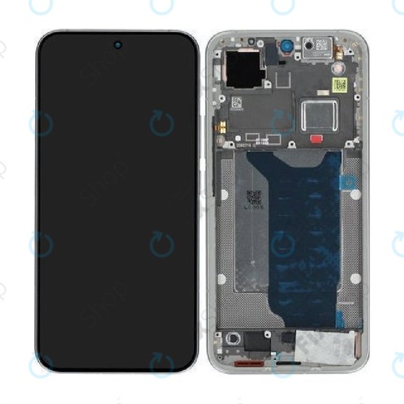 Schermo per Xiaomi 15T Pro 5G, Gray, Vetro touch con cornice, 5600050O12U00, Genuine Service Pack