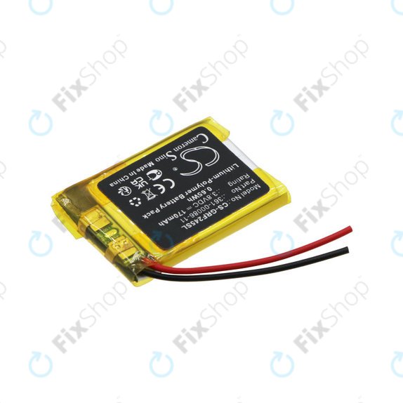 Batteria per Garmin Forerunner 245, Forerunner 245 Music 361-00086-11, Li-Pol, 170mAh, 3.8V, HQ