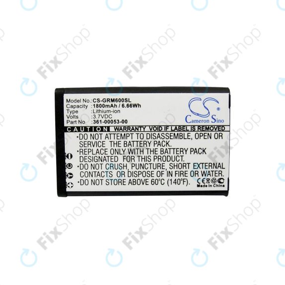 Batteria per Garmin Alpha 200, Montana 600t Camo, 361-00053-00, Li-Ion, 1800mAh, 3.7V, HQ