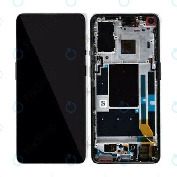 Schermo OLED per OnePlus 9, Astral Black, Vetro touch con cornice