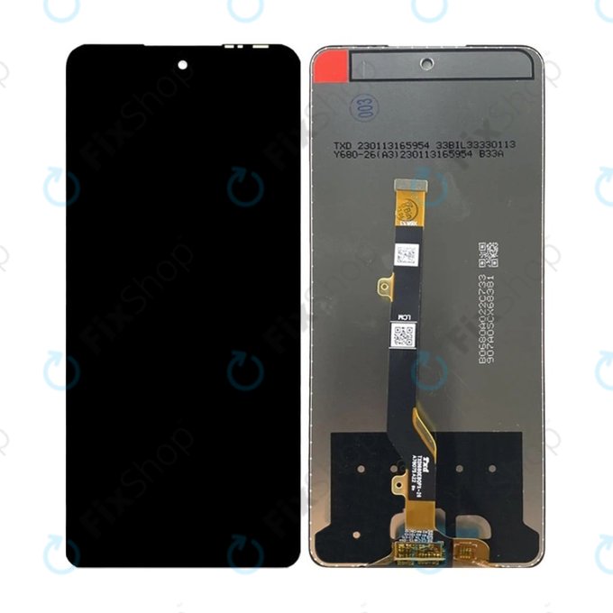 Schermo LCD per Tecno Spark 10 Pro, Vetro touch senza cornice