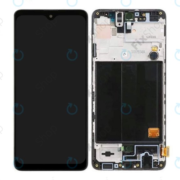 Schermo OLED per Samsung A51 A515F, Vetro touch con cornice, Small Size Panel