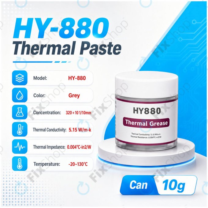 Pasta termica Halnziye HY880-TU10, 10g
