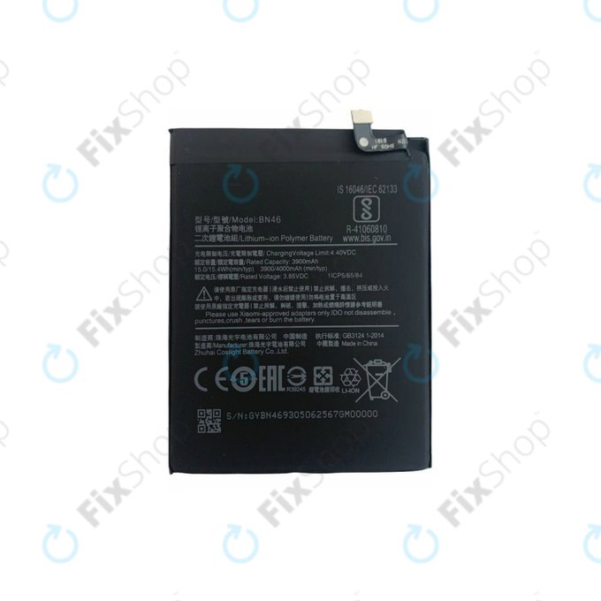 Batteria per Xiaomi Redmi Note 8T, Redmi 7, Redmi 8A, BN46, 4000mAh