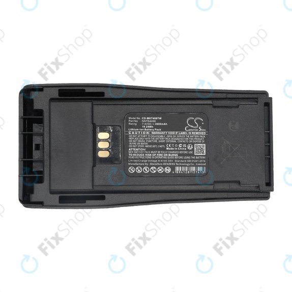 Batteria per Motorola CP, EP, GP, NNTN4496, Li-Ion, 2600mAh, 7.4V, HQ