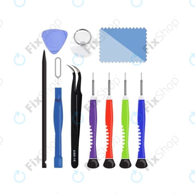 Kit strumenti completo per assemblaggio telefoni cellulari 11 in 1, FixPremium