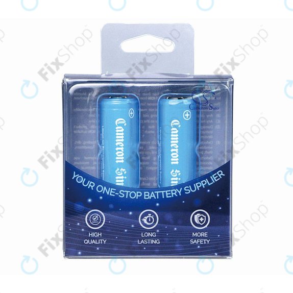 Batteria 14430 con lamelle di montaggio, 650mAh, Li-Ion, 3.7V, HQ