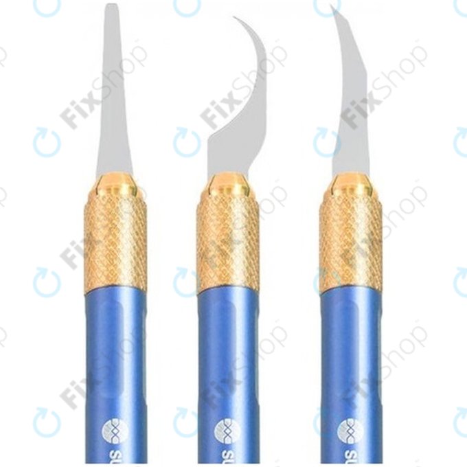 Coltello per rimozione adesivo con set di lame, Sunshine SS-101F