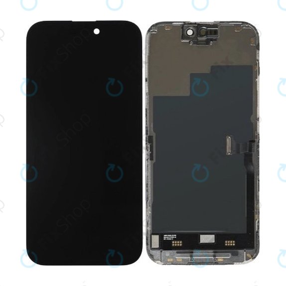Schermo Soft OLED per iPhone 16 Plus, Vetro touch con cornice, FixPremium